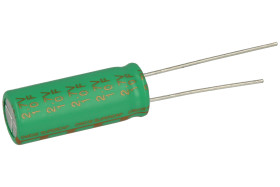 Kondensator; elektrolityczny; superkondensator; 10F; 2,7V; 20%; fi 10x25mm; 5mm; przewlekany (THT); -25...+70°C; 1000h; OMOXI; R