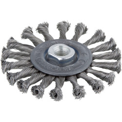 Wolfcraft 2149000 Steel Wire Disc Brush WS M14 &#xD8;115mm Sturdy Single Piece