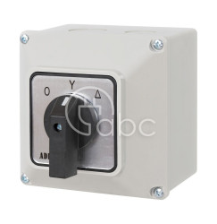 Łącznik krzywkowy gwiazda-trójkąt 3P 40 A LO2/40/0YT