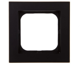 SONATA Ramka pojedyncza czarny metalik R-1R/33