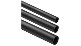 Rura Elektroinstalacyjna Sztywna, Gładka Czarny Crl-16 2M (Paczka 25Szt.)