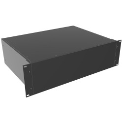 Hammond RM3U1913SBK Rack Mounted Enclosure 330x421x133mm Aluminium Black