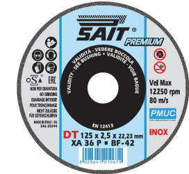 Tarcza ścierna Tarcza tnąca 125mm SAIT 2.5mm