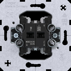 WDE3035 Series switch insert, flush-fitted, 10 AX/250 V
