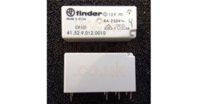 12 Volt 8A DPDT relay (41.52.9.012.0010) - Finder