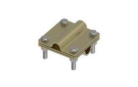 Złącze uniwersalne 3-elem. 80x80 pręt16-pręt16 mosiądz 215.5.1 MS 21501510