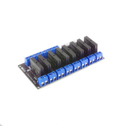 8-kanałowy moduł przekaźników SSR 240V/2A wyzwalany stanem niskim