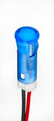 Signal light, 12 V (DC), blue, 1.6 cd, Mounting Ø 8 mm, LED number: 1, QS81XXB12