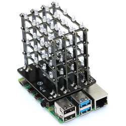 PiCube 4x4x4 LED Cube (Assembled)