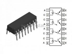 ILQ 74 4x transoptor obudowa DIL 16