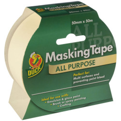 Shurtape 260196 Duck Tape&#xAE; All-Purpose Masking Tape 50mm x 50m