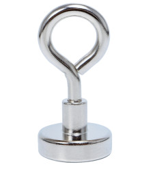 NEODYMOWY MAGNES Z HACZYKIEM PEŁNYM - 20x5MM