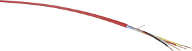Kabel do transmisji danych VER JHSTH 2x2x0,8rt Eca T500, 2 x 2 x 0.8 mm², 500 m, czerwony