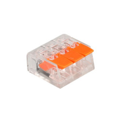 Szybkozłączka 3-tor drut/linka slim 10szt. zacisk złączka elektryczna