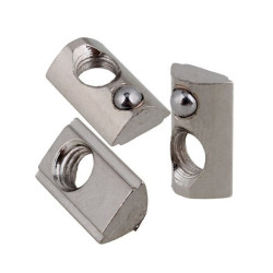 10 pcs M4 Spring Ball Nut for 2020 Aluminum Profiles - T-SLOT, T-NUT, TNUT