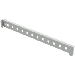 Patch panel pusty RACK 19 1U 12xSC simplex szary