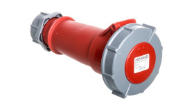 Gniazdo Przenośne 1-Częściowe 32A 4P 6H 400V Ip67 Am-Top Zaciski Śrubowe Men556