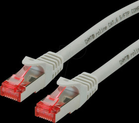 21152608 Patch cable Cat. 6 S/FTP (PiMF), LSOH, grey, 15 m