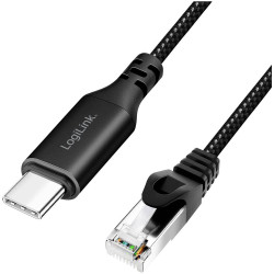 LogiLink CU0411 Adapter cable USB-C to RJ45 1st Gen 1.50 m