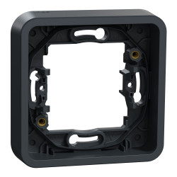 Rama montażowa do puszki, seria: Mureva Styl, l. ścieżek: 1, materiał: PC