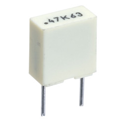 Kemet R82DC3470AA60K 470nf 10% 63V 5mm Polyester Box Capacitor