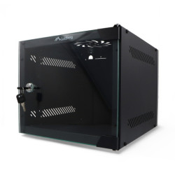 Szafa instalacyjna rack wisząca - 10'' 4U 280x310mm - czarna - Lanberg WF10-2304-10B