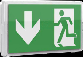 ELED200104-8H LED emergency exit light, emergency light, wall mounting, recess