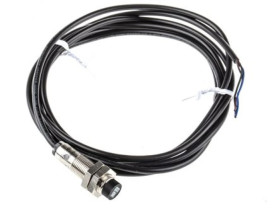 Czujnik indukcyjny PNP 4 mm cylindryczny M12 x 1 200 mA 10→ 30 V DC IP67 2kHz