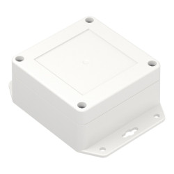 ZP160.80.45UJpH TM PC – Obudowa hermetyczna PC, jasnoszary, z uszami, przezroczysta pokrywa, tulejki mosiężne, Kradex