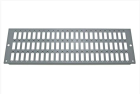 Telegärtner F.O. Płyta czołowa 3U na 72 adaptery duplex LC do obudów ECONOMY V / BASIS V / PROFI V / PROFI Plus