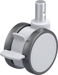 Blickle 935731 LKDG-PATH 100K-FI-ZA55 Podwójna rolka z tworzywa sztucznego Średnica koła: 100 mm Maksymalne obciążenie: