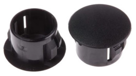 Zaślepka, Czarny Niegwintowany, Nylon 66, Zaślepianie, 12.7mm 16.5mm RS PRO