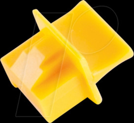 BS08-01024-10 RJ45 dust cover, VE10, yellow