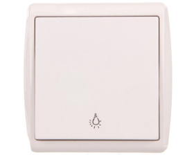 KOS1 Przycisk /światło/ biały 110403