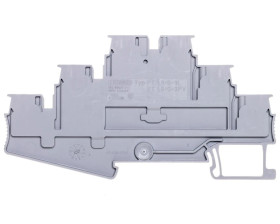 Złączka szynowa 3-piętrowa 1,5mm2 szara PT 1,5/S-3L 3213713
