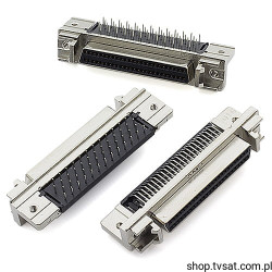 787190-5 Socket 2 x 25 Pin Angle THT TYCO