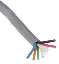 Kabel do transmisji danych 0.35 mm² 6 -rdzeniowy Nieekranowany 22 AWG AWG LSZH 300 V Sterowanie