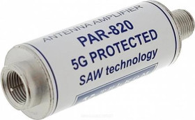 Przedwzmacniacz antenowy rurkowy Telkom-Telmor PAR 820 5G Protected