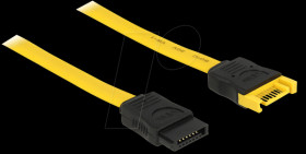 82855 Cable SATA 6 Gb/s plug>jack 30 cm yellow