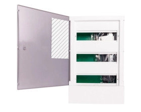 Rozdzielnica modułowa 3x12 podtynkowa IP40 drzwi białe pełne Mini Pragma MIP22312
