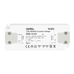Zasilacz LED slim 24V DC / 12W ZNS-12-24