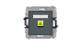 Mini Mechanizm Gniazda Światłowodowego/Optycznego Pojedynczego Grafitowy Mat...