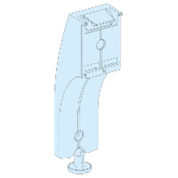 Prisma Set Wsporniki poziomych prowadnic kabli LVS04255 /12szt./