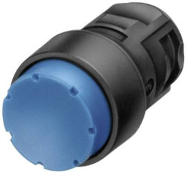 Siemens 3SB20000LF01 3SB2000-0LF01 Przycisk pierścień przedni z tworzywa sztucznego, wysoki przycisk czarny, niebieski 1