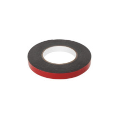 Taśma dwustronna piankowa REBEL 1mm x 15mm x 10m czarna