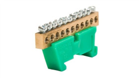 Listwa Zaciskowa Zerowa 11X10mm2 Zielona Th 35-11/Z