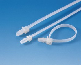 Opaska kablowa długość 158mm szerokość 3,6 mm HellermannTyton Poliamid 6.6 (PA66)