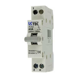 Przełącznik sieć-agregat 1-0-2 1P 63A AUQ1 497234 Lc-Tec