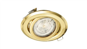 Oprawa Beta Okrągła Ruchoma Bs Złoty Blacha Stalowa