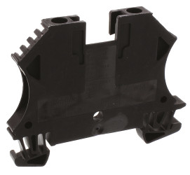 Standardowy zacisk na szynę DIN Weidmuller poziomy: Pojedynczy 26 → 10AWGŚruba WDU 41A 800 V